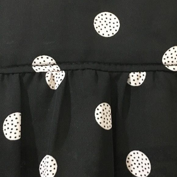 NWT ELLE semi-sheer buttoned blouse - Picture 6 of 13